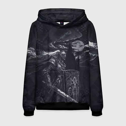 Мужская толстовка Рыцарь без страха и упрека / 3D-Черный – фото 1
