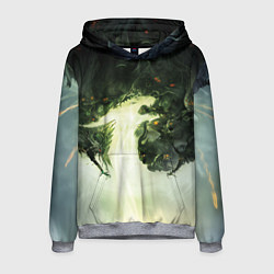 Толстовка-худи мужская Illustration Dragon Age Inquisition, цвет: 3D-меланж