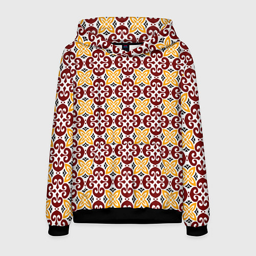 Мужская толстовка Арабеска / 3D-Черный – фото 1