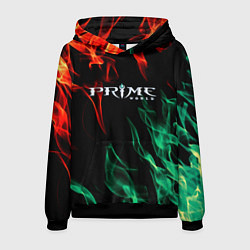 Толстовка-худи мужская Prima world flame, цвет: 3D-черный