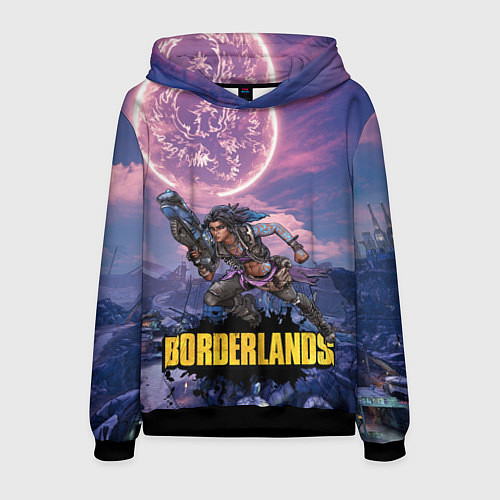 Мужская толстовка Borderlands вооружение / 3D-Черный – фото 1