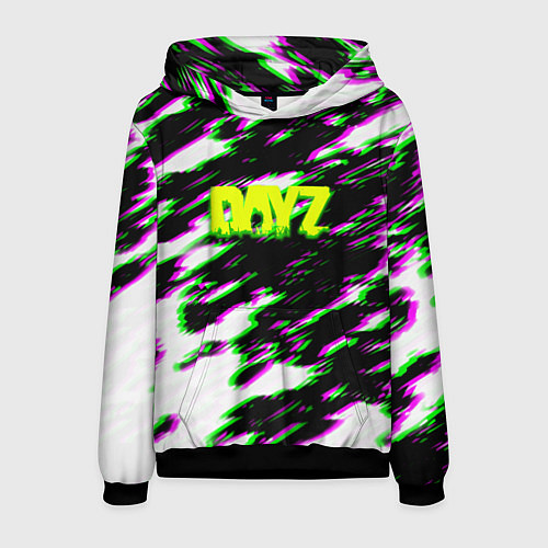 Мужская толстовка Dayz кислотные краски / 3D-Черный – фото 1