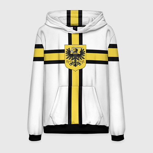 Мужская толстовка Сюрко тевтонского рыцаря / 3D-Черный – фото 1