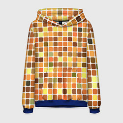 Толстовка-худи мужская Осенняя палитра, цвет: 3D-синий