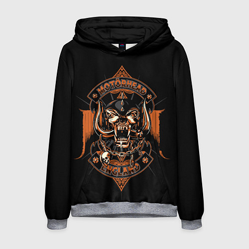 Мужская толстовка Motorhead england / 3D-Меланж – фото 1