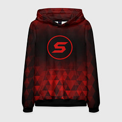 Толстовка-худи мужская Skillet red poly, цвет: 3D-черный