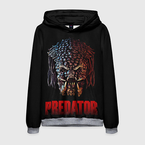 Мужская толстовка Хищник из черепов / 3D-Меланж – фото 1
