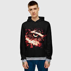 Толстовка-худи мужская Совух - светлый, цвет: 3D-меланж — фото 2