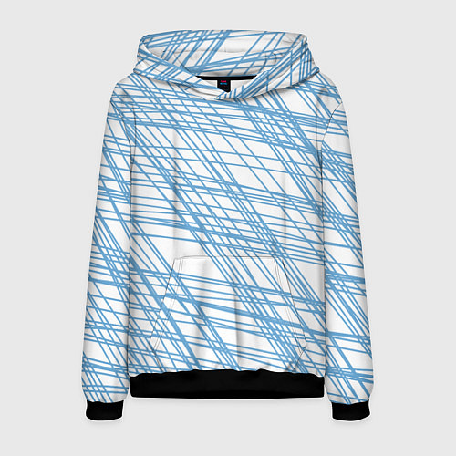 Мужская толстовка Паутина проводов / 3D-Черный – фото 1