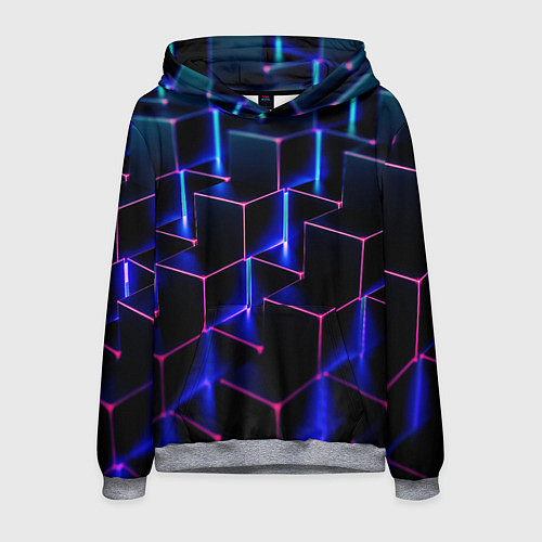 Мужская толстовка Zoom / 3D-Меланж – фото 1