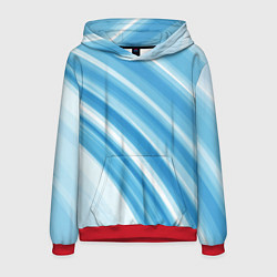 Толстовка-худи мужская Акварель, цвет: 3D-красный