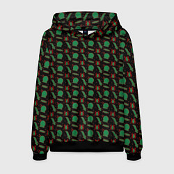 Толстовка-худи мужская Логово ведьмы, цвет: 3D-черный