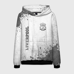 Толстовка-худи мужская Liverpool - white gradient вертикально, цвет: 3D-черный