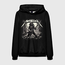 Толстовка-худи мужская Metallica - guitar solo, цвет: 3D-черный