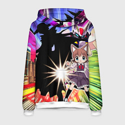 Толстовка-худи мужская Фанату аниме, цвет: 3D-белый