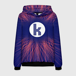 Толстовка-худи мужская The Killers red energy, цвет: 3D-черный