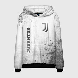 Толстовка-худи мужская Juventus - white gradient вертикально, цвет: 3D-черный