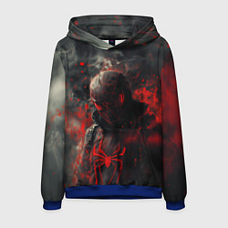 Толстовка-худи мужская Black Spider-man, цвет: 3D-синий
