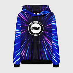 Толстовка-худи мужская Brighton neon energy, цвет: 3D-черный
