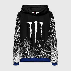 Толстовка-худи мужская Monster energy лес, цвет: 3D-синий