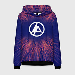 Толстовка-худи мужская Linkin Park 2024 red energy, цвет: 3D-черный