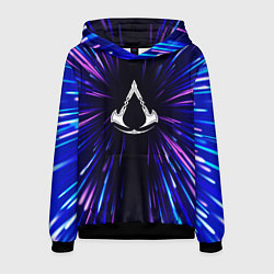 Толстовка-худи мужская Assassins Creed neon energy, цвет: 3D-черный