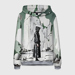 Толстовка-худи мужская Человек в капюшоне, цвет: 3D-меланж