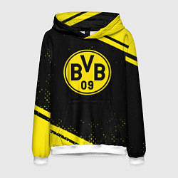 Толстовка-худи мужская Borussia полосы, цвет: 3D-белый