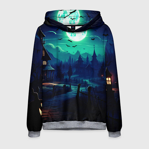 Мужская толстовка Day of the Dead - Хэллоуин / 3D-Меланж – фото 1