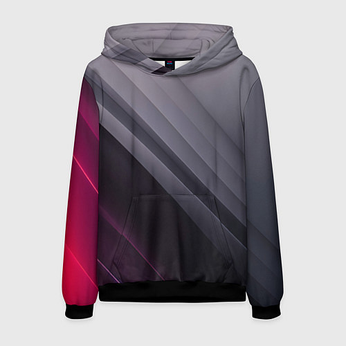 Мужская толстовка Color black grey / 3D-Черный – фото 1