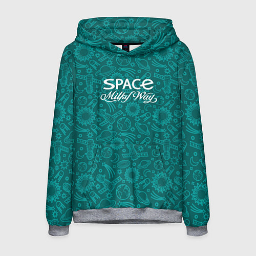 Мужская толстовка Наш Млечный путь / 3D-Меланж – фото 1