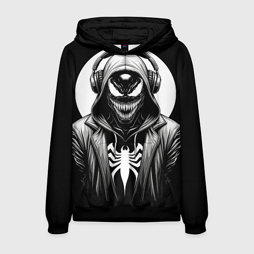 Мужская толстовка Venom black / 3D-Черный – фото 1