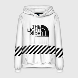 Толстовка-худи мужская The light side, цвет: 3D-белый