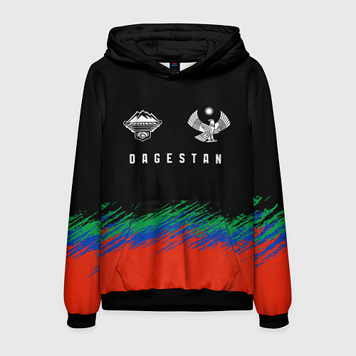 Мужская толстовка Dagestan / 3D-Черный – фото 1