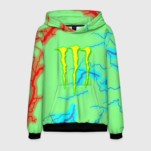 Мужская толстовка Monster energy storm electrix / 3D-Черный – фото 1