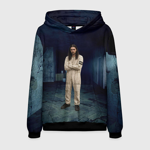 Мужская толстовка Bones - образ психа / 3D-Черный – фото 1