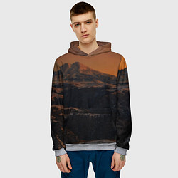 Толстовка-худи мужская Эльбрус, цвет: 3D-меланж — фото 2
