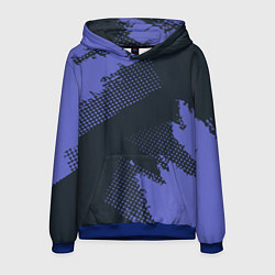 Толстовка-худи мужская Абстрактная текстура в синем, цвет: 3D-синий