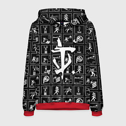 Толстовка-худи мужская Doom x portal, цвет: 3D-красный