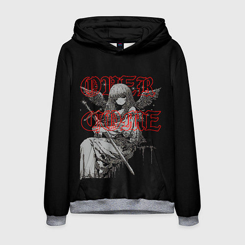 Мужская толстовка Маленький ангел с мечом - аниме y2k / 3D-Меланж – фото 1