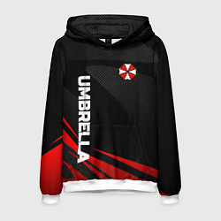 Толстовка-худи мужская Umbrella - спорт, цвет: 3D-белый