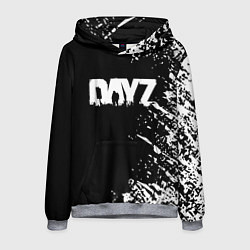 Толстовка-худи мужская Dayz брызги красок, цвет: 3D-меланж