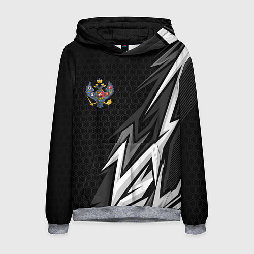 Мужская толстовка Российская империя - спортивный / 3D-Меланж – фото 1