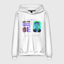 Толстовка-худи мужская RM - BTS, цвет: 3D-белый