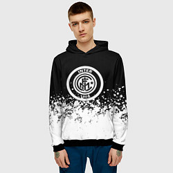 Толстовка-худи мужская Inter краски, цвет: 3D-черный — фото 2
