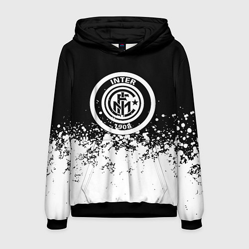 Мужская толстовка Inter краски / 3D-Черный – фото 1