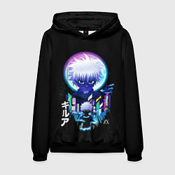 Толстовка-худи мужская Хантер х Хантер, Киллуа, цвет: 3D-черный