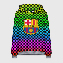 Толстовка-худи мужская Barcelona gradient neon, цвет: 3D-меланж