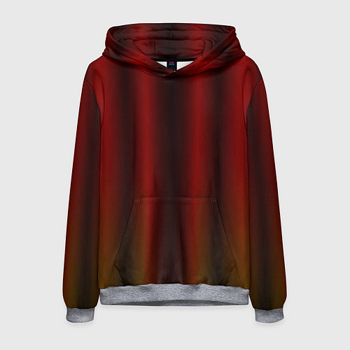 Мужская толстовка Neon red orange lines / 3D-Меланж – фото 1