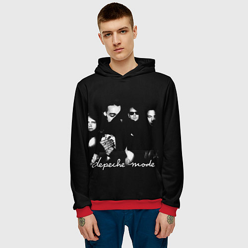 Мужская толстовка Depeche Mode shoot / 3D-Красный – фото 3